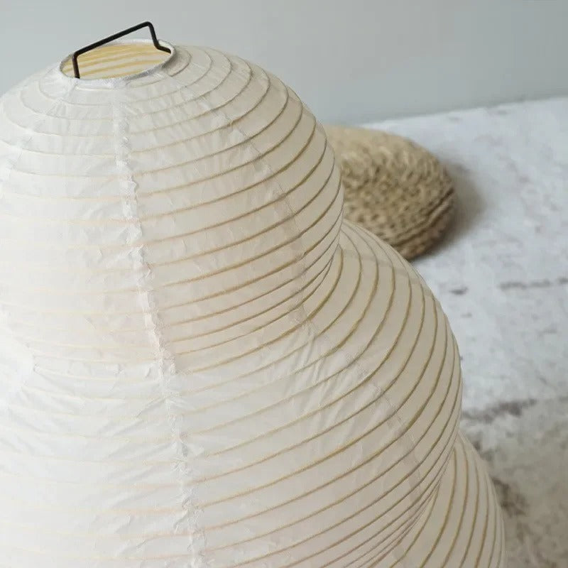 Japanese Washi Floor Lamp for Soothing Ambient Lighting NaLani