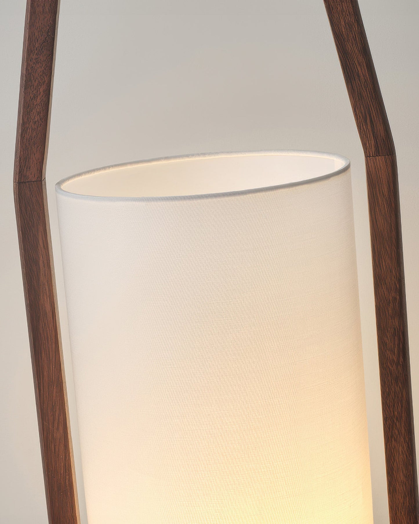 Japanese Wooden Floor Lamp Retro Zen Wabi Sabi Lighting NALANI