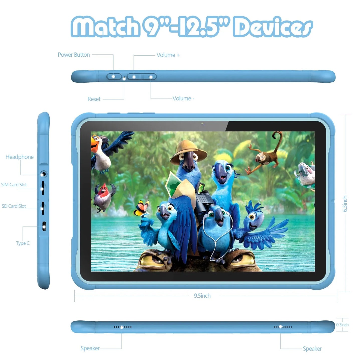 Kids Learning Tablet For Safe Play And Education Daily NALANI