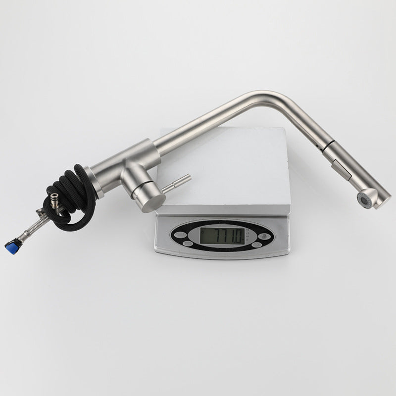 Kitchen Faucet With Rod Handle Hot And Cold Deck Mounted NALANI