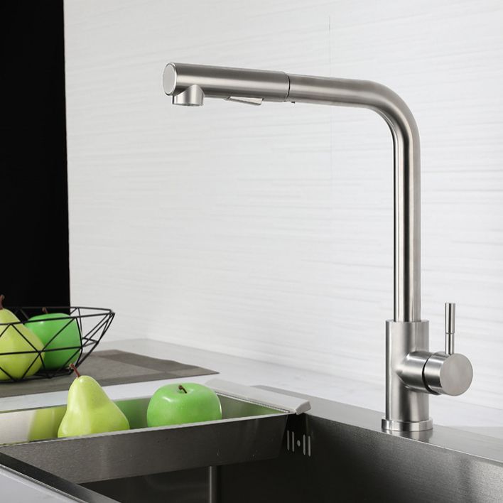 Kitchen Faucet With Rod Handle Hot And Cold Deck Mounted NALANI