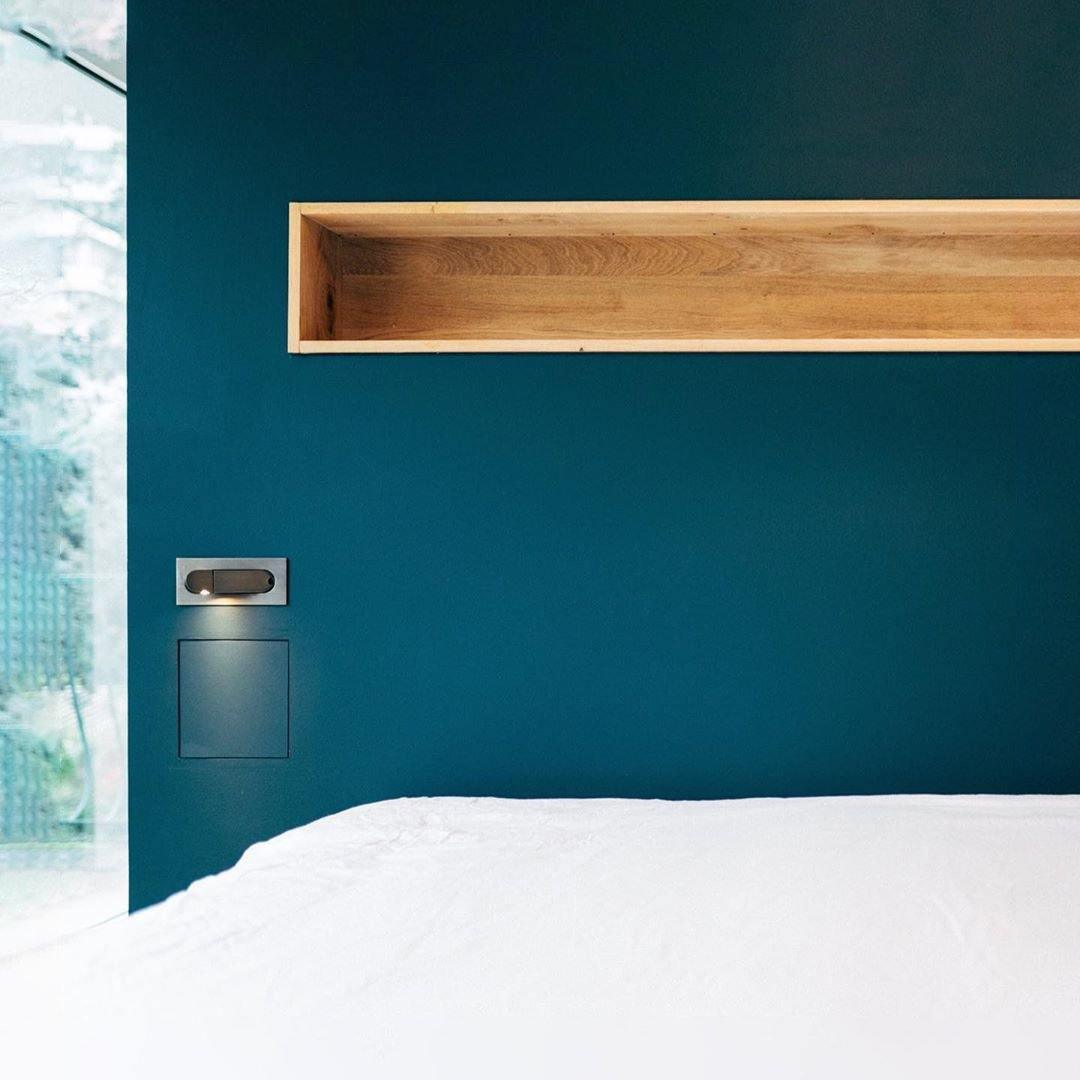 LED Bedside Reading Light With Adjustable Head Nightstand NALANI
