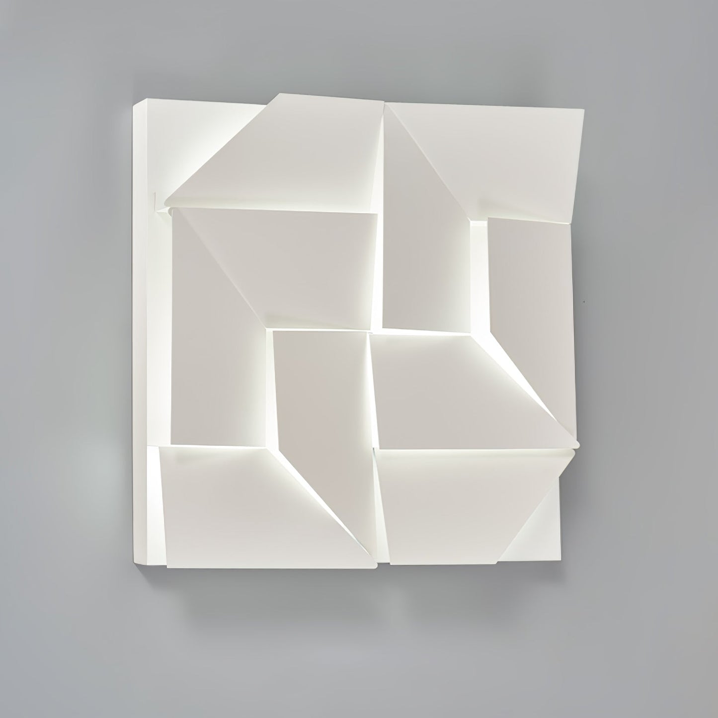 LED Diffused Aluminum Wall Sconce Matte White Modern NALANI