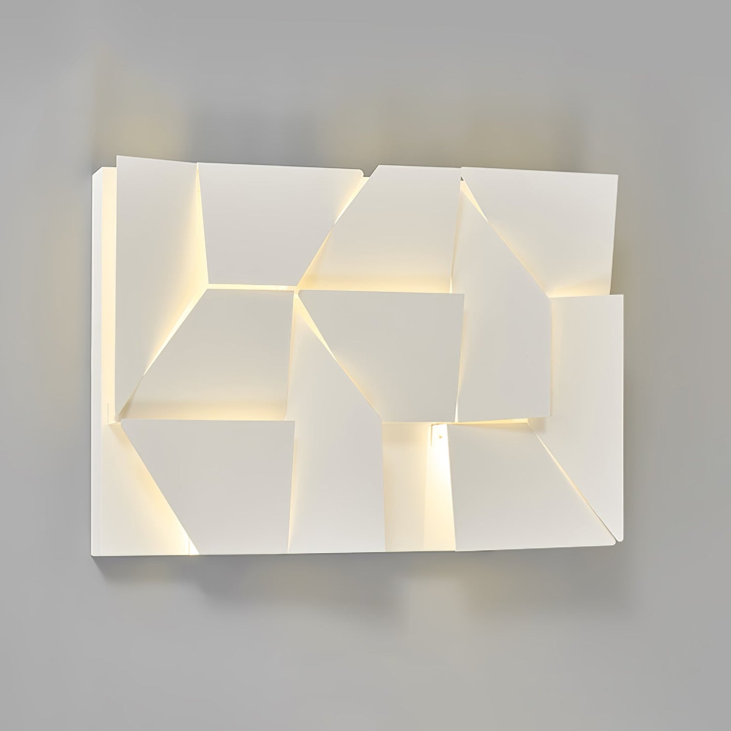 LED Diffused Aluminum Wall Sconce Matte White Modern NALANI