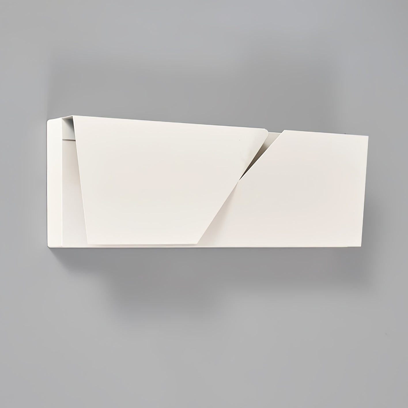 LED Diffused Aluminum Wall Sconce Matte White Modern NALANI