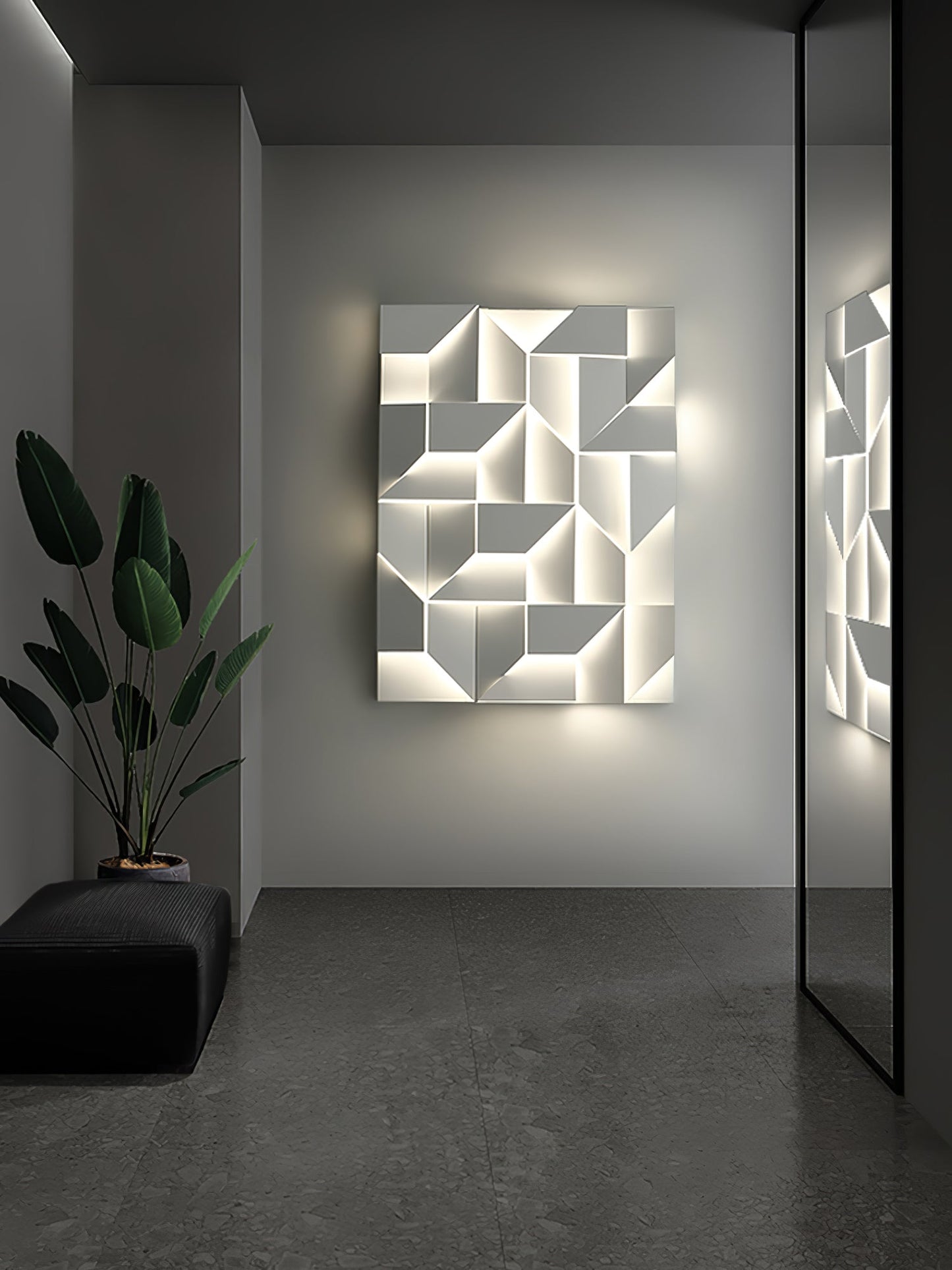 LED Diffused Aluminum Wall Sconce Matte White Modern NALANI