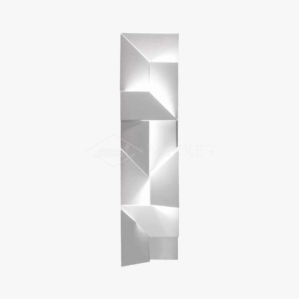 LED Diffused Aluminum Wall Sconce Matte White Modern NALANI