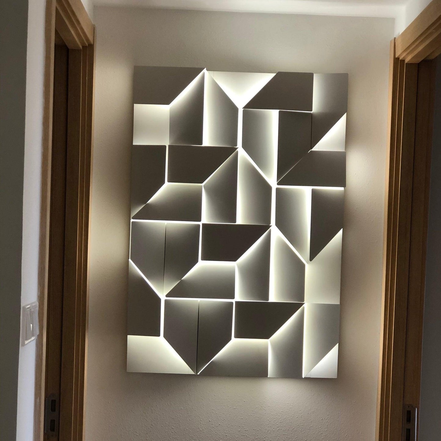LED Diffused Aluminum Wall Sconce Matte White Modern NALANI