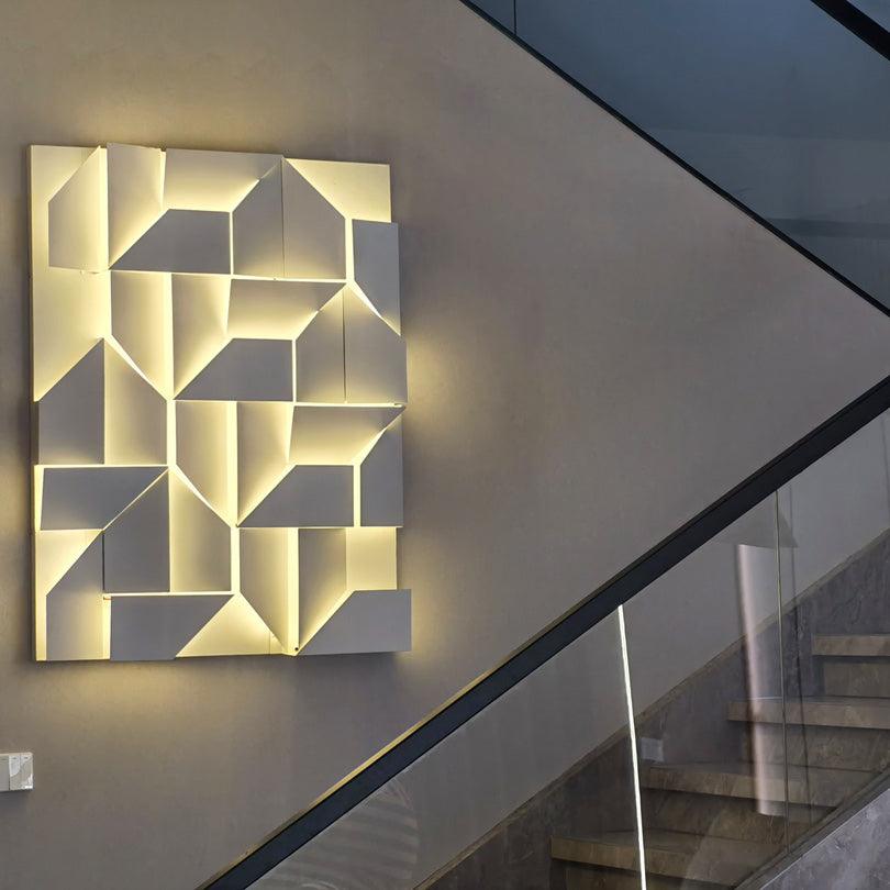 LED Diffused Aluminum Wall Sconce Matte White Modern NALANI