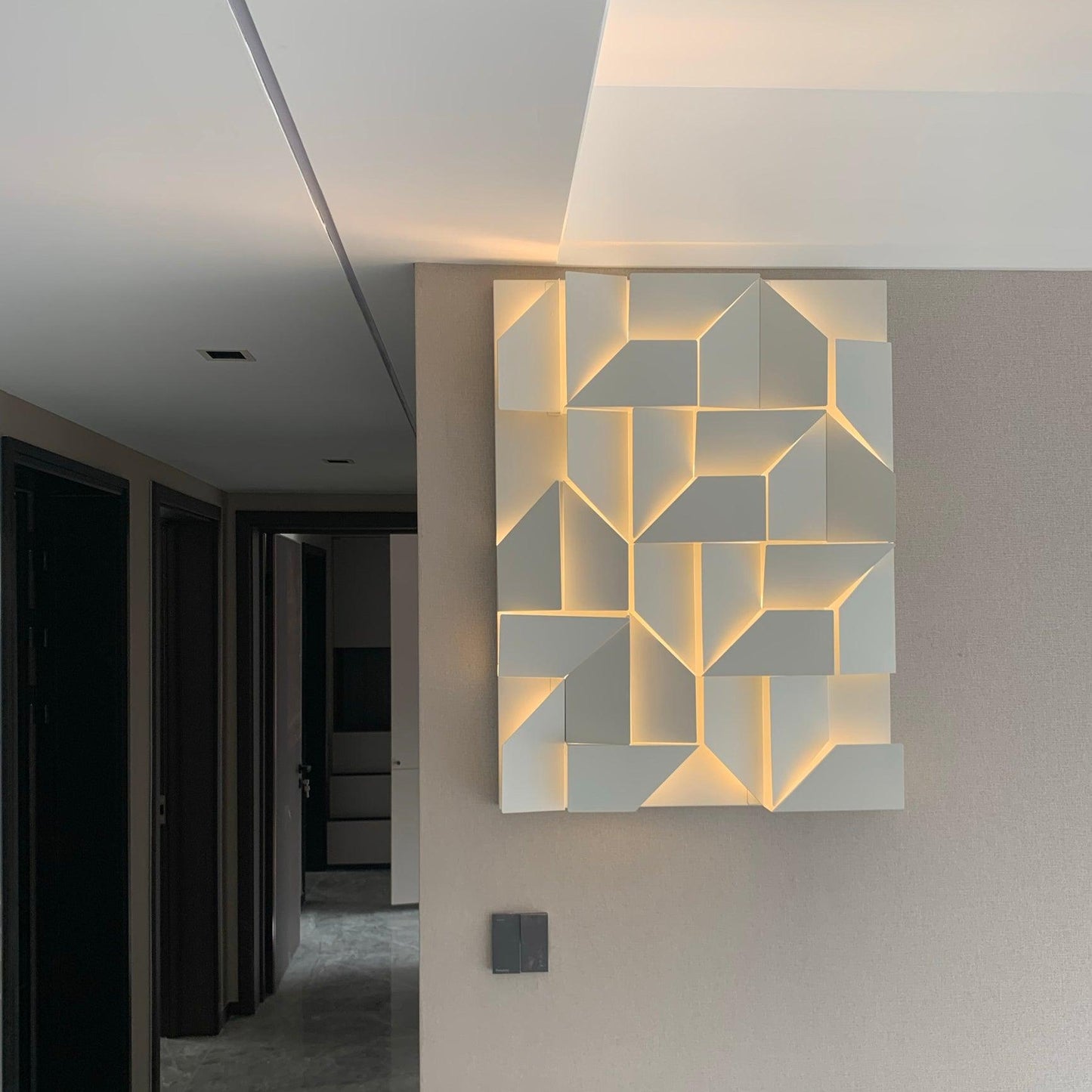 LED Diffused Aluminum Wall Sconce Matte White Modern NALANI