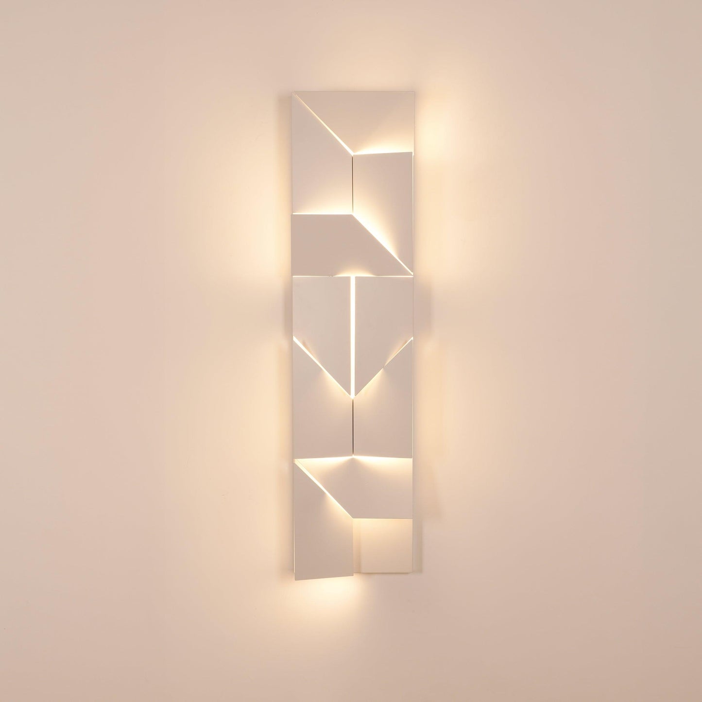 LED Diffused Aluminum Wall Sconce Matte White Modern NALANI