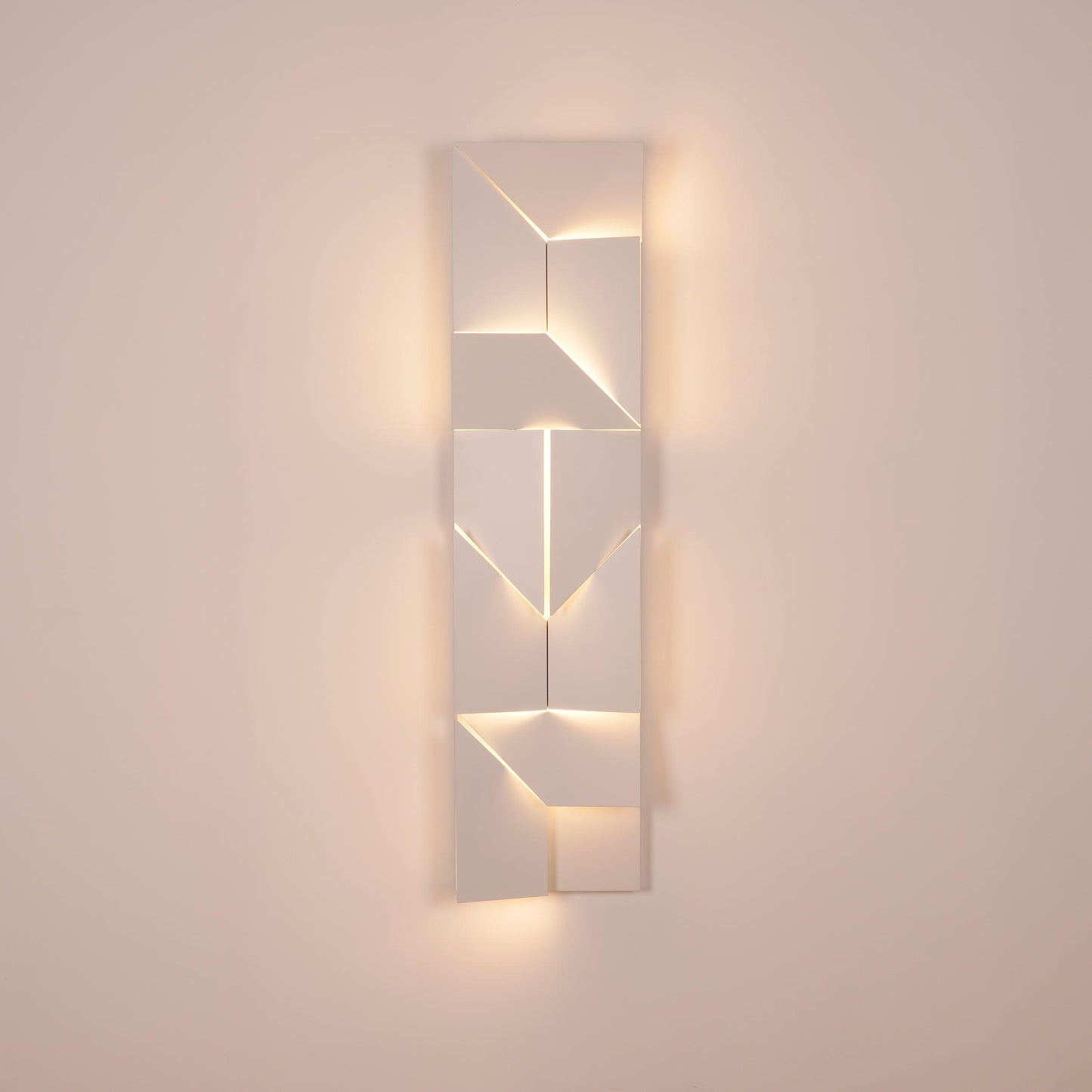 LED Diffused Aluminum Wall Sconce Matte White Modern NALANI