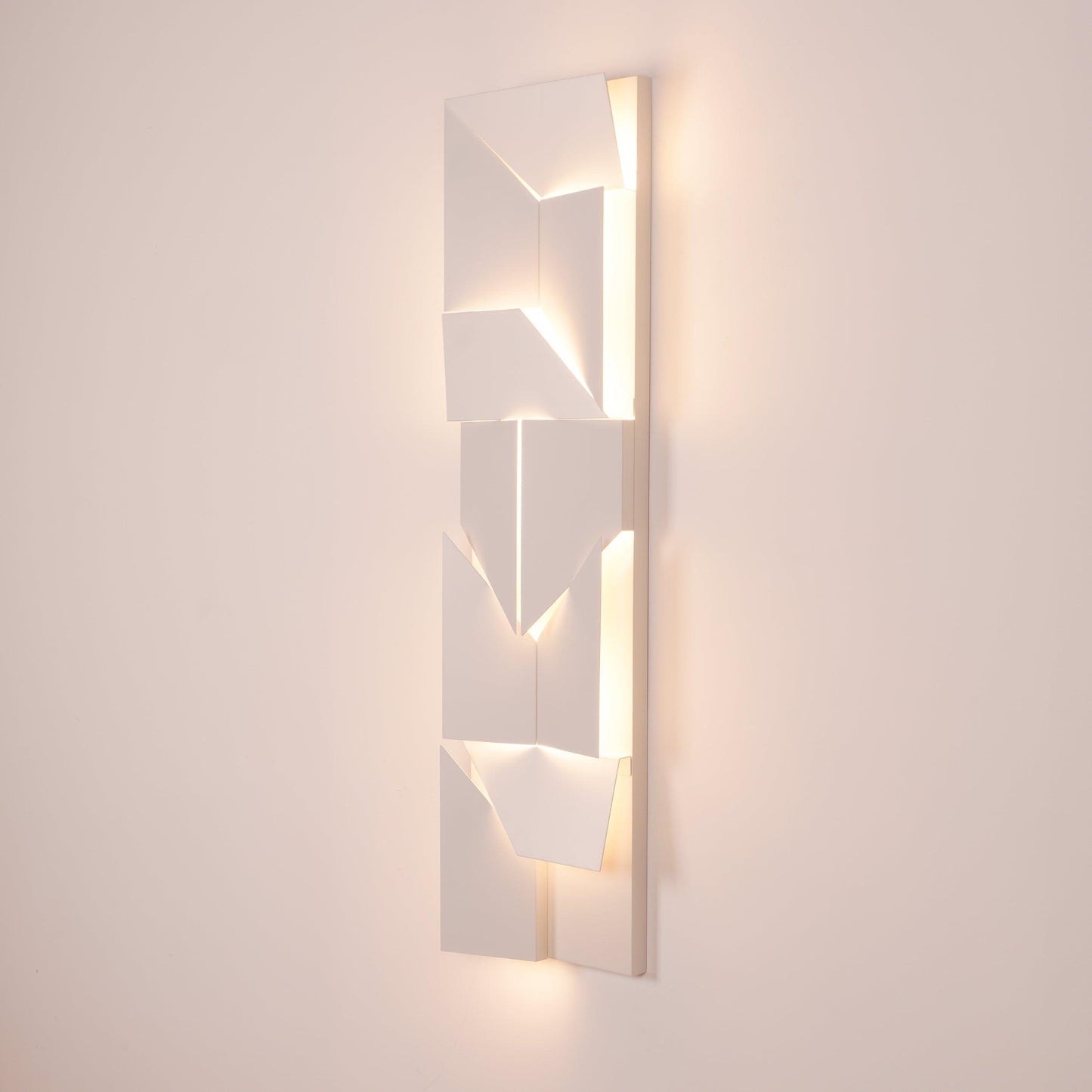 LED Diffused Aluminum Wall Sconce Matte White Modern NALANI