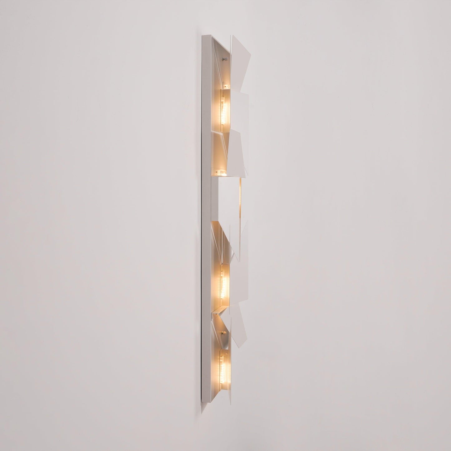 LED Diffused Aluminum Wall Sconce Matte White Modern NALANI