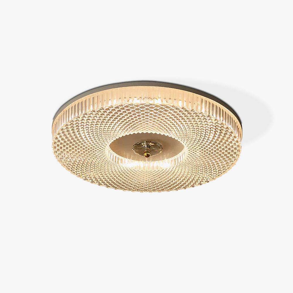 LED Flush Mount Ceiling Light White Diffuser Modern Fixture NALANI