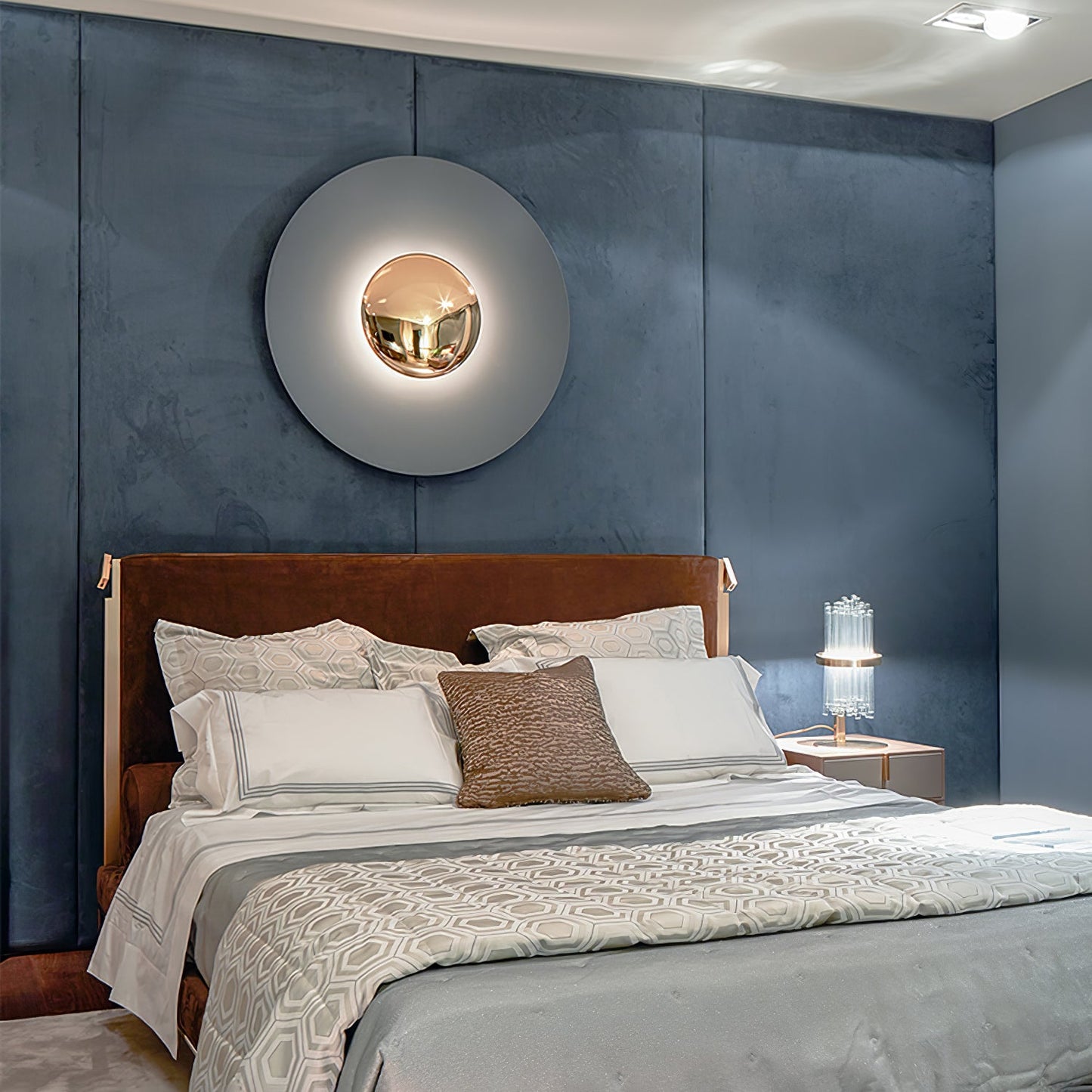 LED Glow Wall Light With Warm Ambient Glare Free Light NALANI