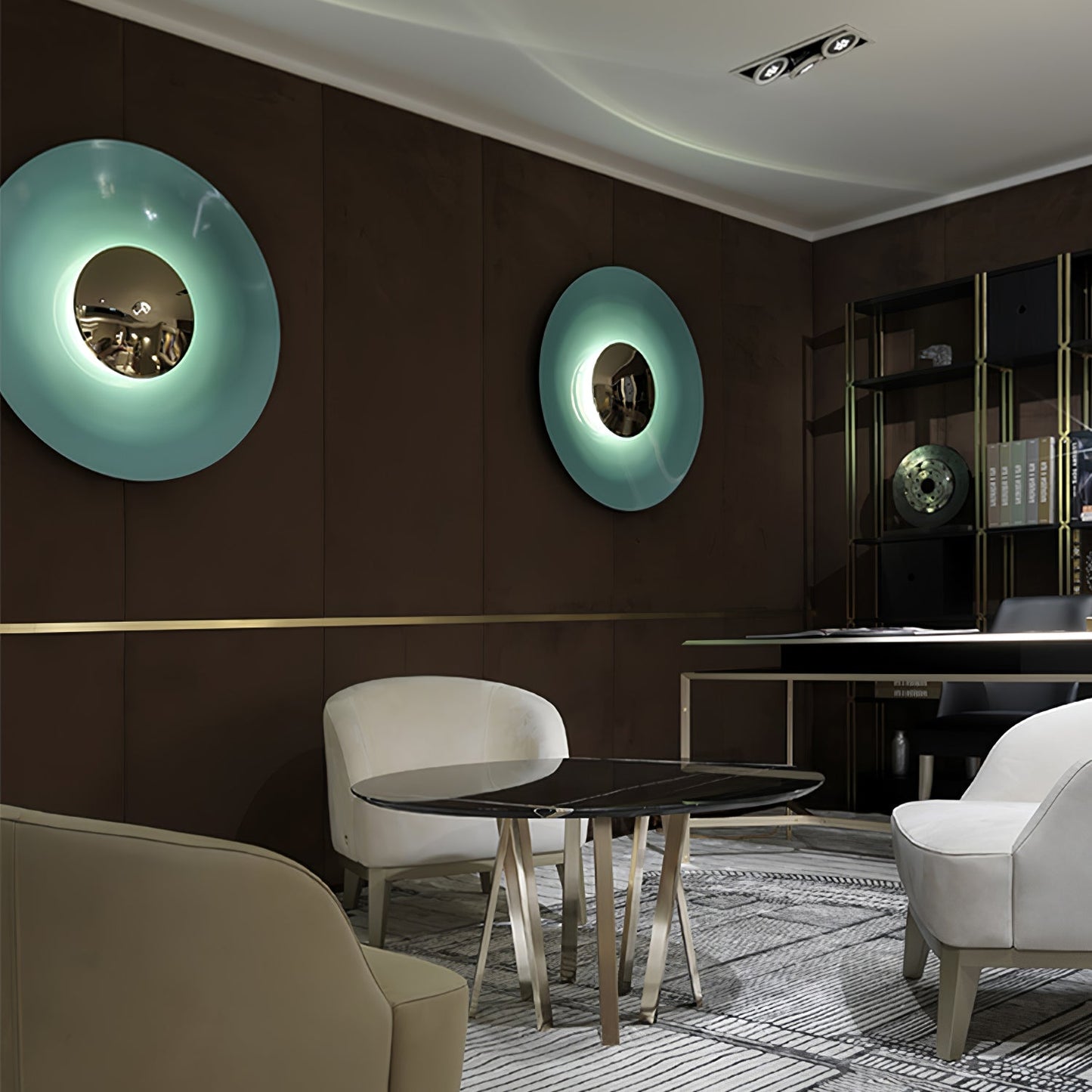 LED Glow Wall Light With Warm Ambient Glare Free Light NALANI