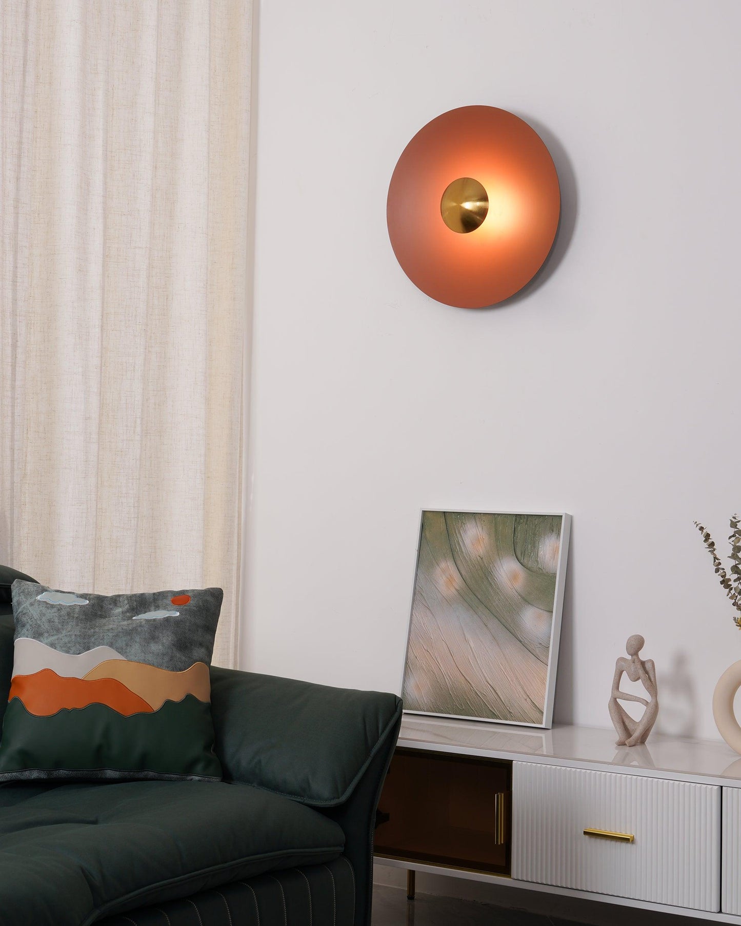 LED Glow Wall Light With Warm Ambient Glare Free Light NALANI