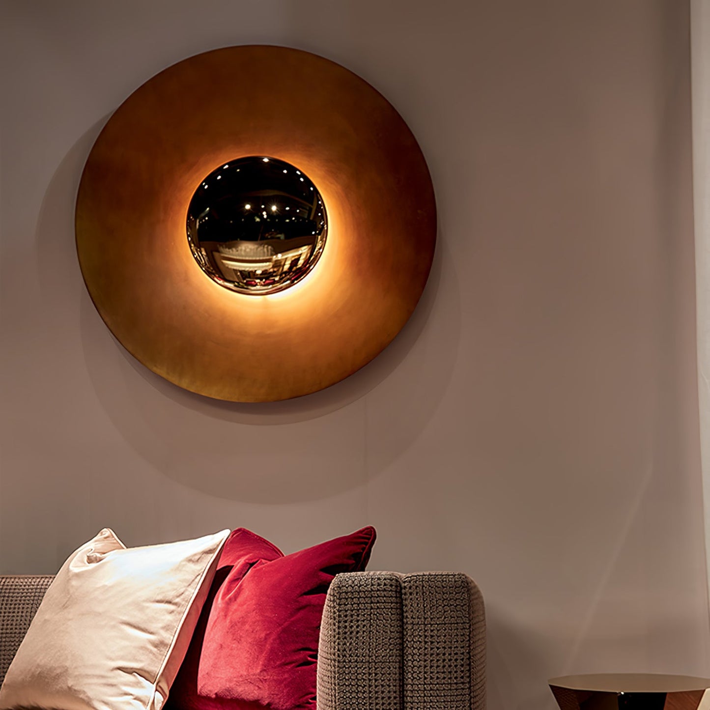 LED Glow Wall Light With Warm Ambient Glare Free Light NALANI