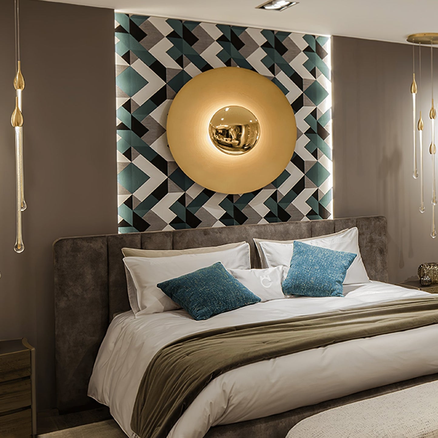 LED Glow Wall Light With Warm Ambient Glare Free Light NALANI