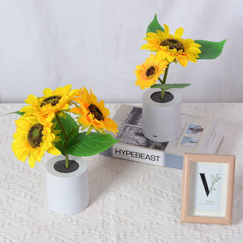 LED Sunflower Lamp for Nightlight and Ambient Lighting Use NALANI