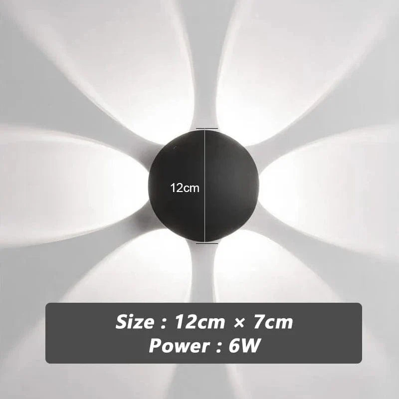 LED Waterproof Outdoor Wall Light IP65 for Garden and Home NALANI