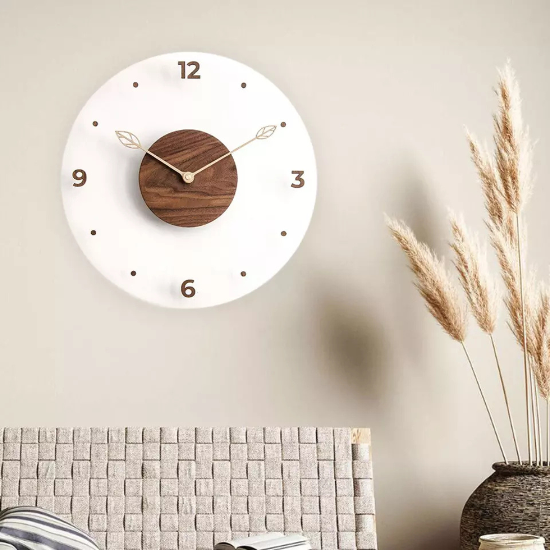 Large Acrylic Wall Clock With Silent Sweep Mechanism NALANI