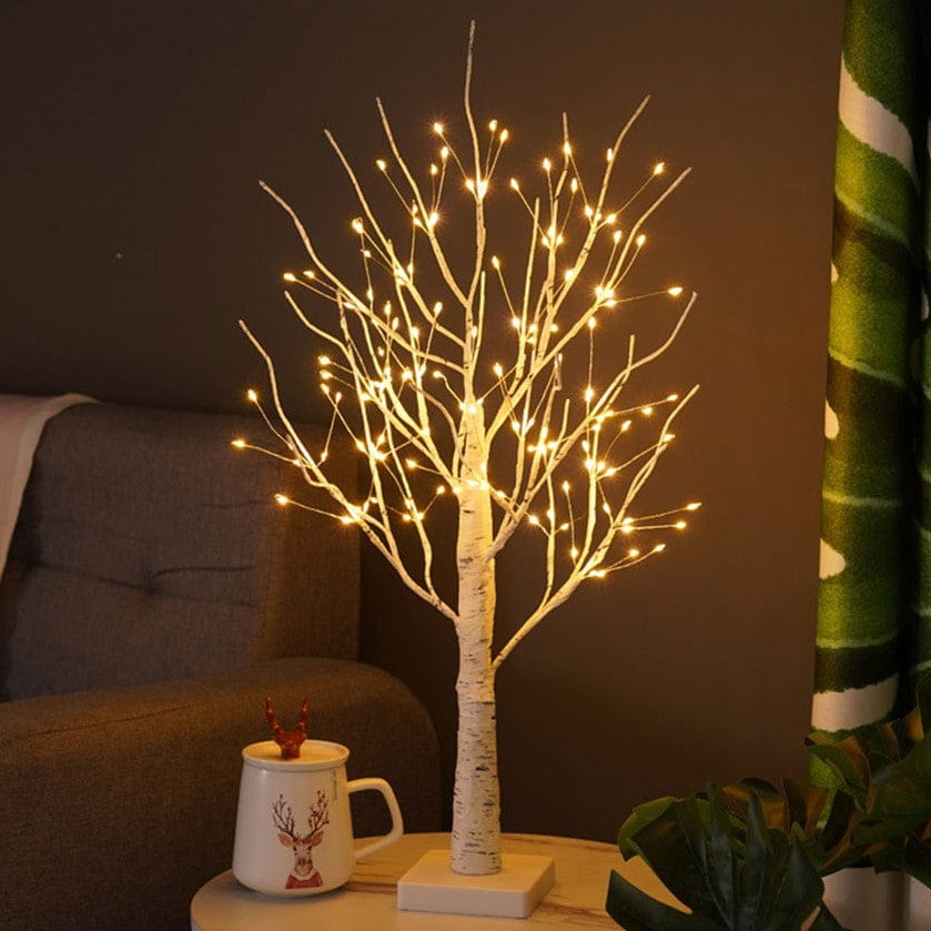 Led Birch Tree Table Lamp With Warm Ambient Lighting NALANI