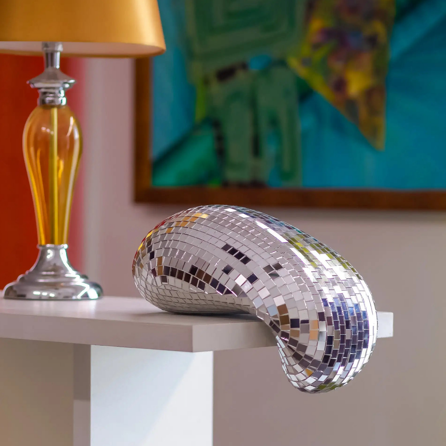Lunar Disco Melt Decorative Piece for Funky Home Decor NaLani