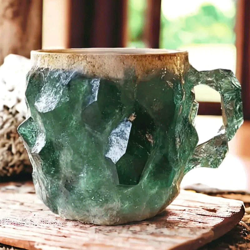 Luxe Gem Mug Decorative Coffee Cup Gift For Home Decor Green NALANI