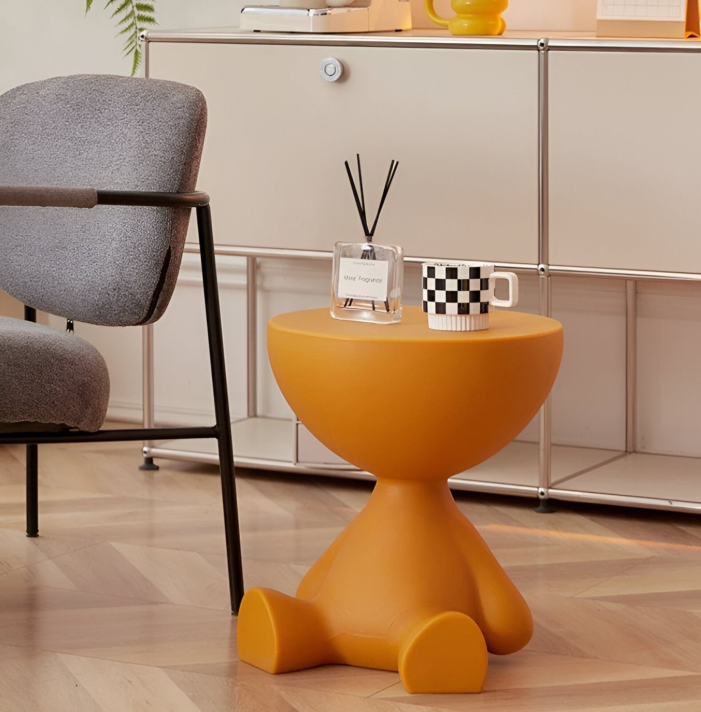 Luxurious Round Coffee Table For Living Room Decor Modern NALANI