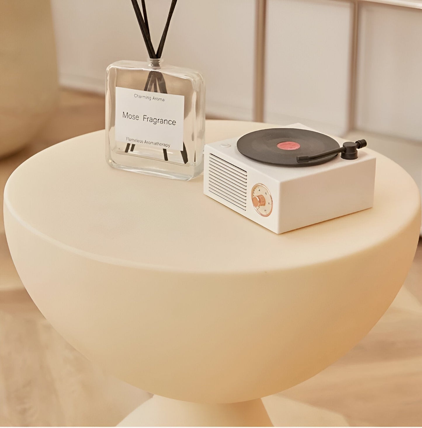 Luxurious Round Coffee Table For Living Room Decor Modern NALANI