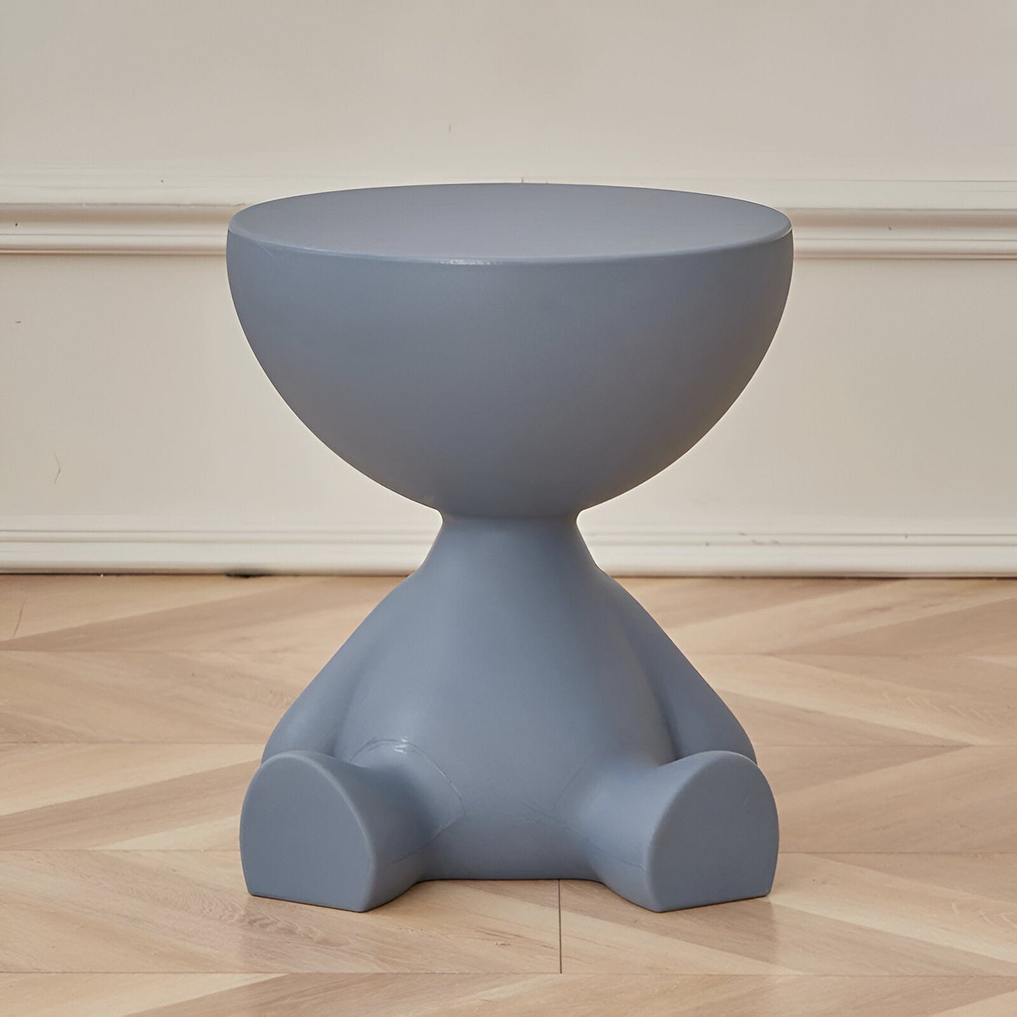 Luxurious Round Coffee Table For Living Room Decor Modern Blue NALANI