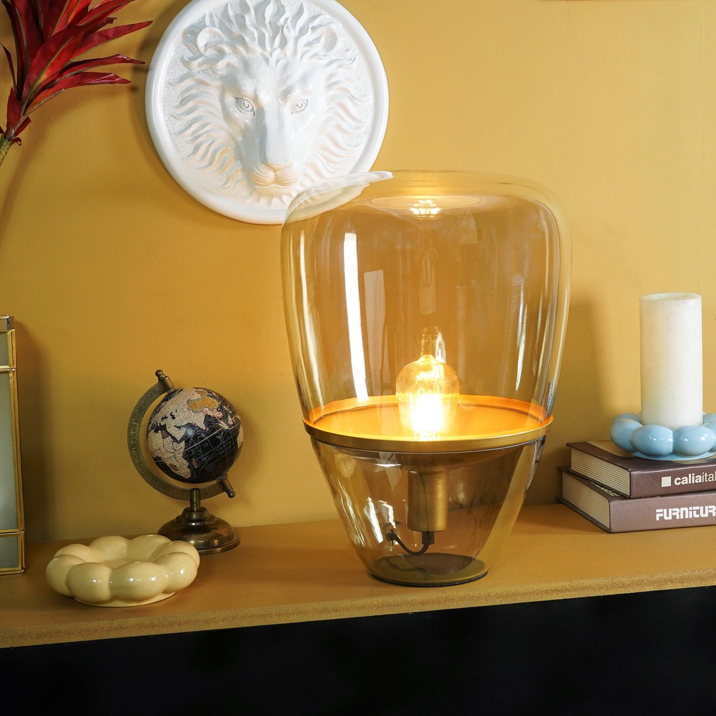 Luxury Glass Cone Lamp For Elegant Interior Lighting NALANI