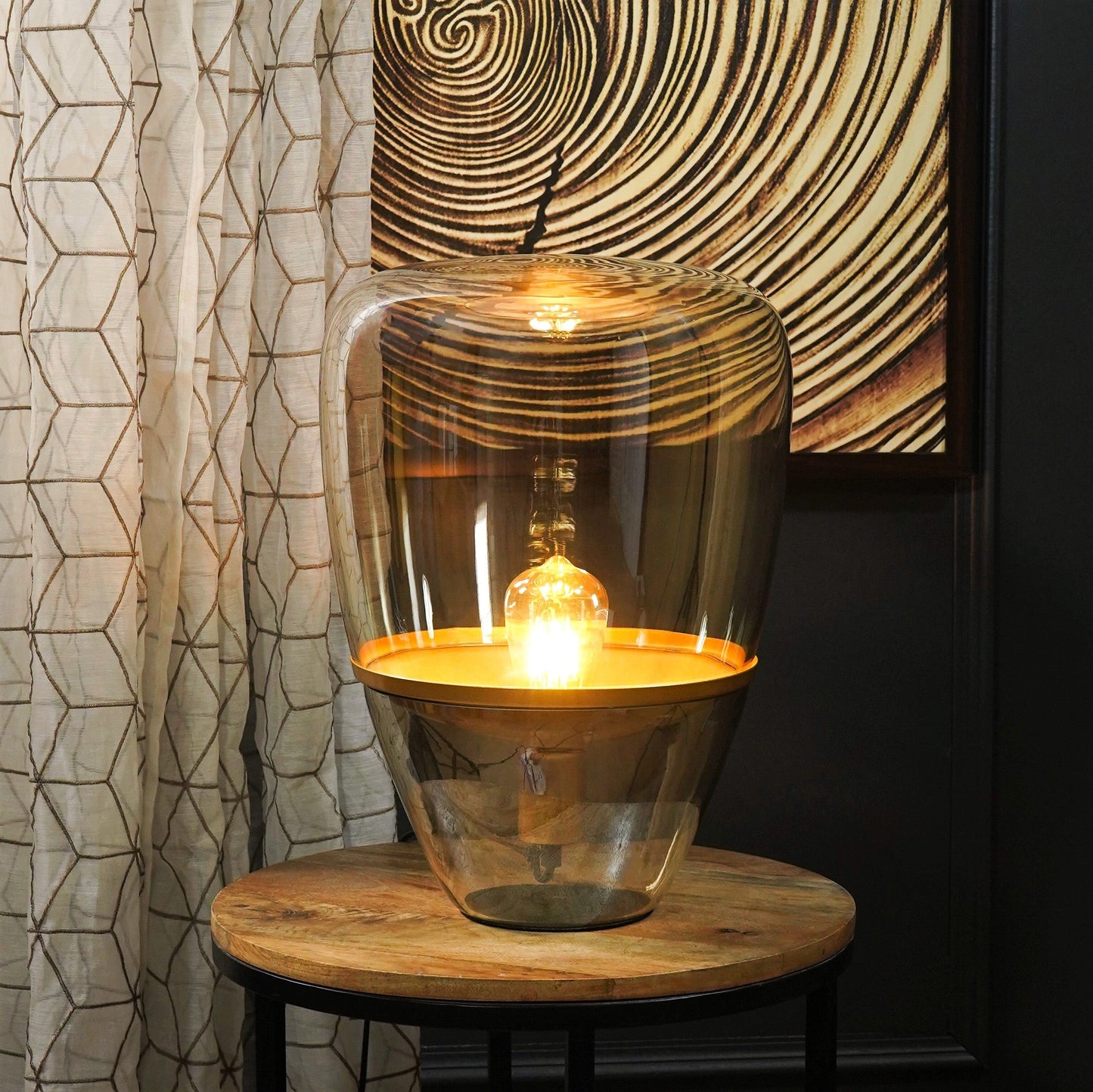 Luxury Glass Cone Lamp For Elegant Interior Lighting NALANI