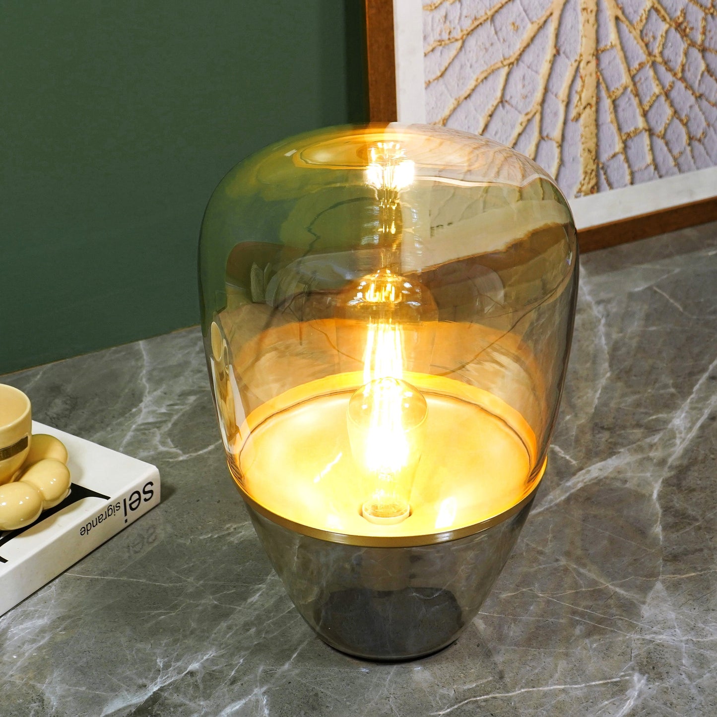 Luxury Glass Cone Lamp For Elegant Interior Lighting NALANI