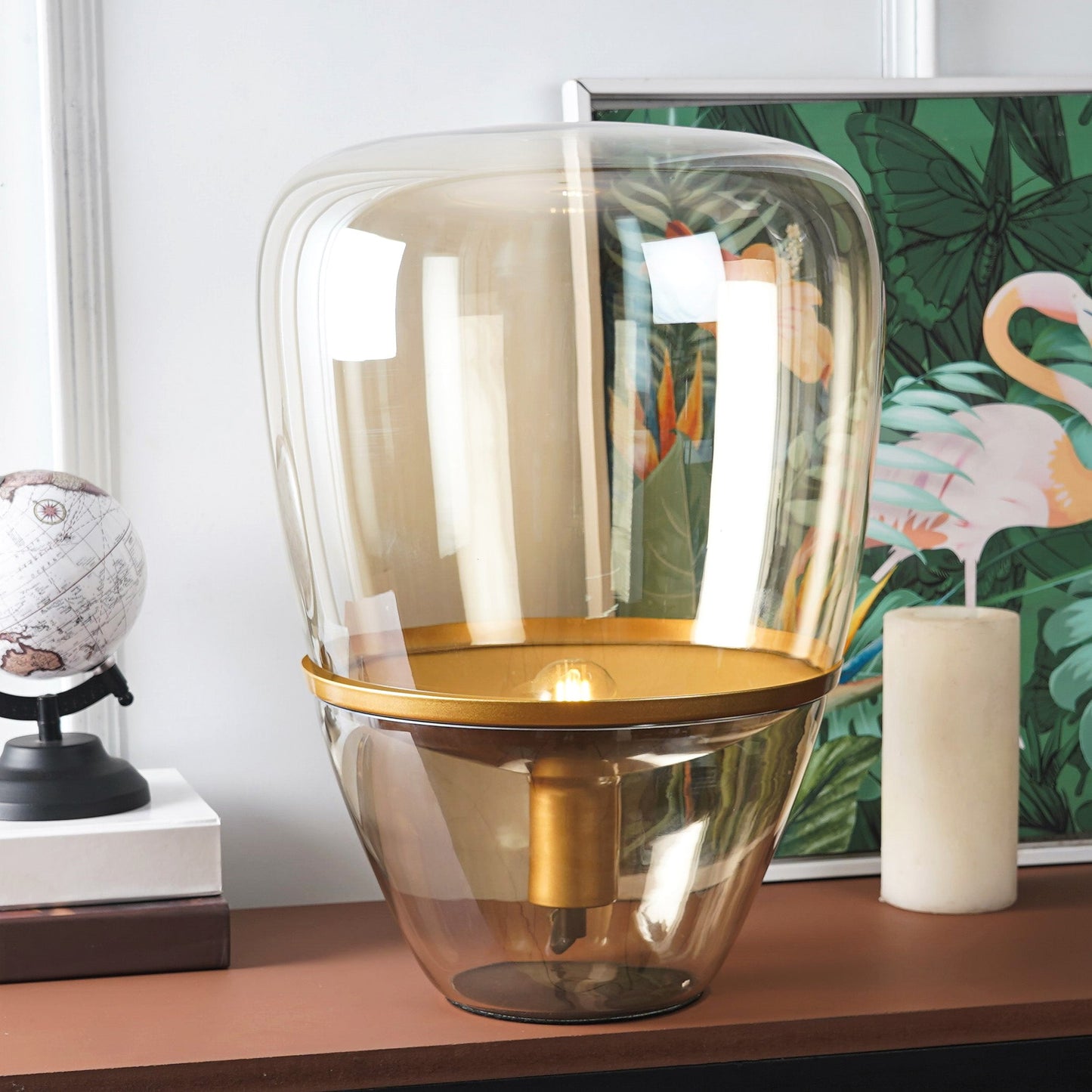 Luxury Glass Cone Lamp For Elegant Interior Lighting NALANI