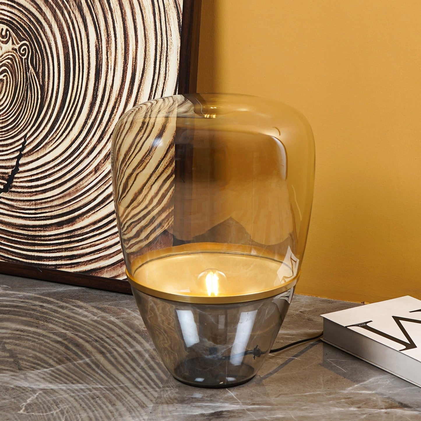 Luxury Glass Cone Lamp For Elegant Interior Lighting NALANI