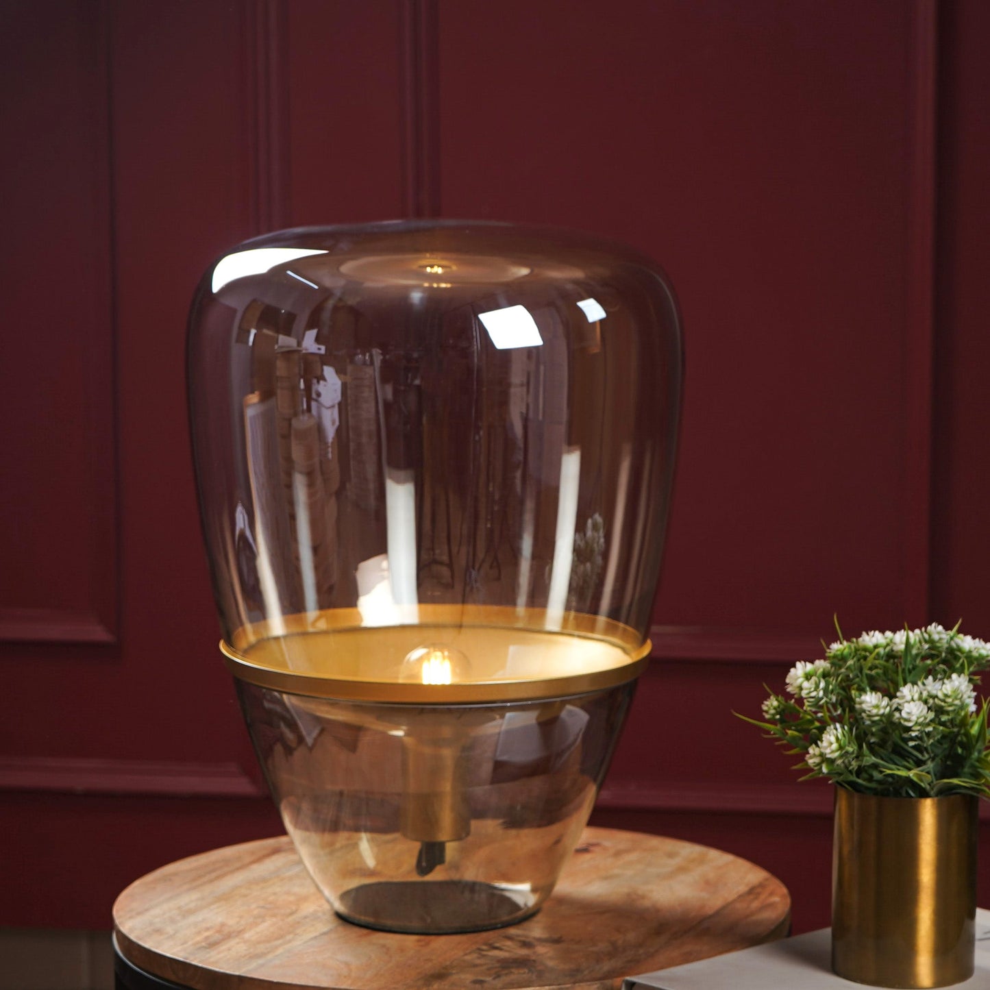 Luxury Glass Cone Lamp For Elegant Interior Lighting NALANI