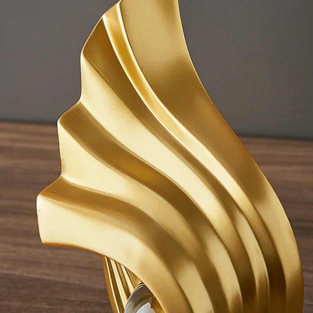 Luxury Gold Abstract Sculpture For Modern Home Decor NALANI