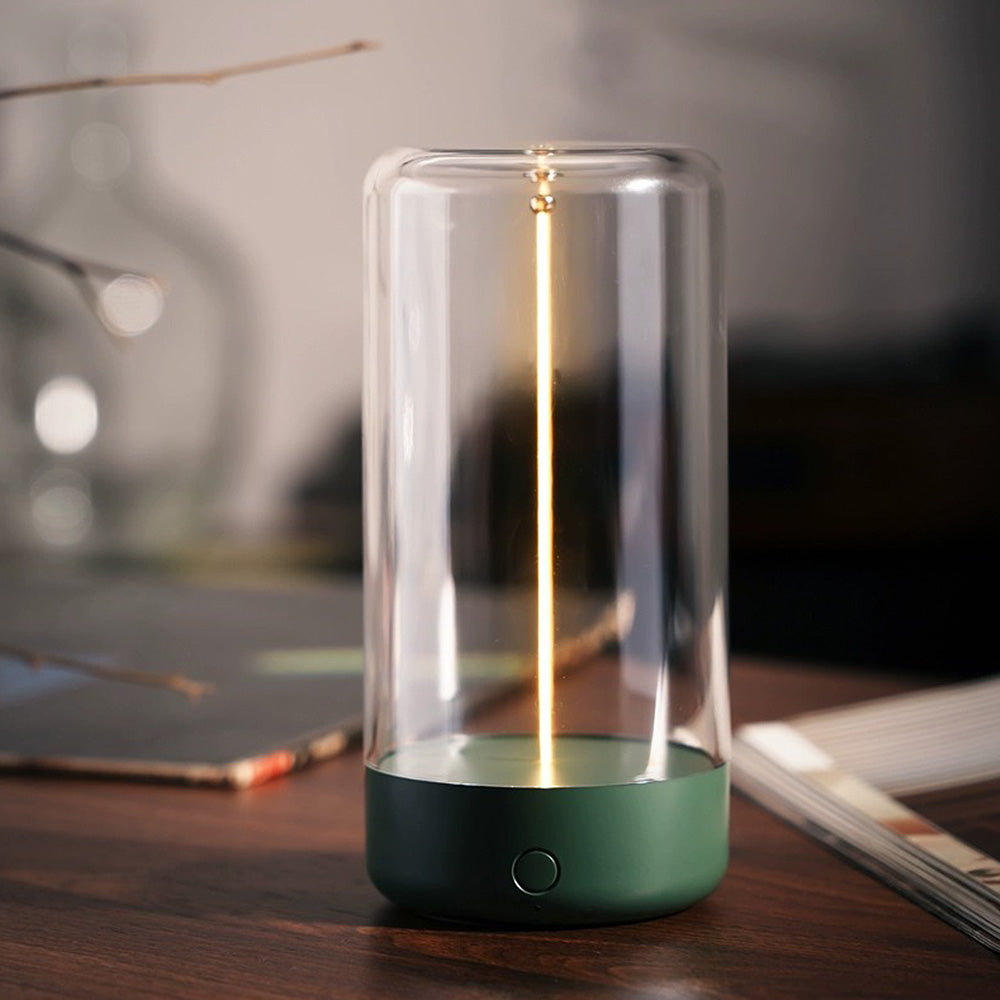 Magnetic Compact Design Desk Lamp With Flexible Arm Green D 7cm x H 14,5cm NALANI