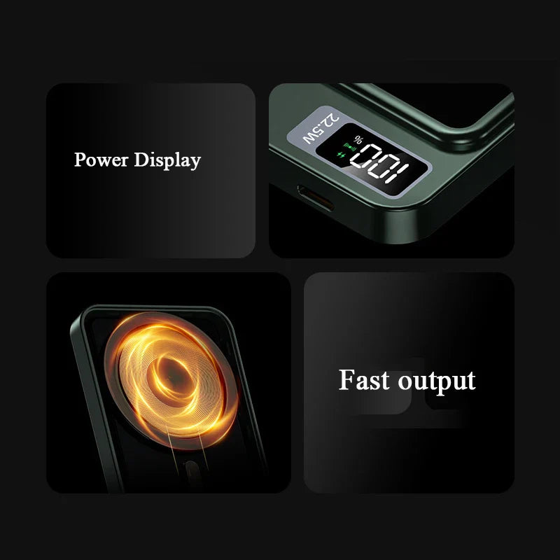 Magnetic Wireless Power Bank 5000mAh 22W Fast Charge NALANI