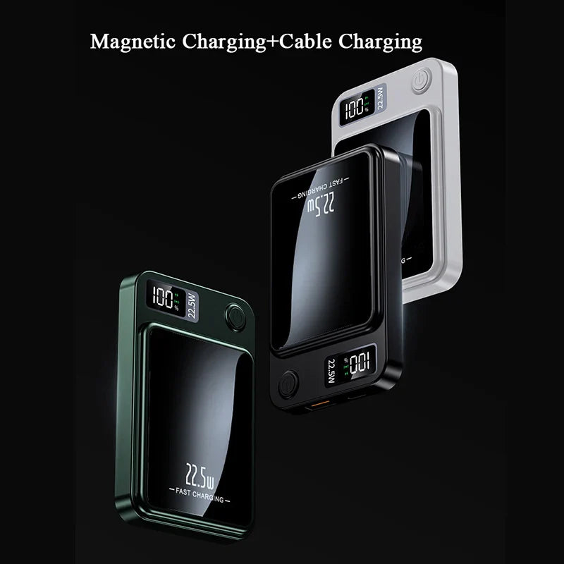 Magnetic Wireless Power Bank 5000mAh 22W Fast Charge NALANI