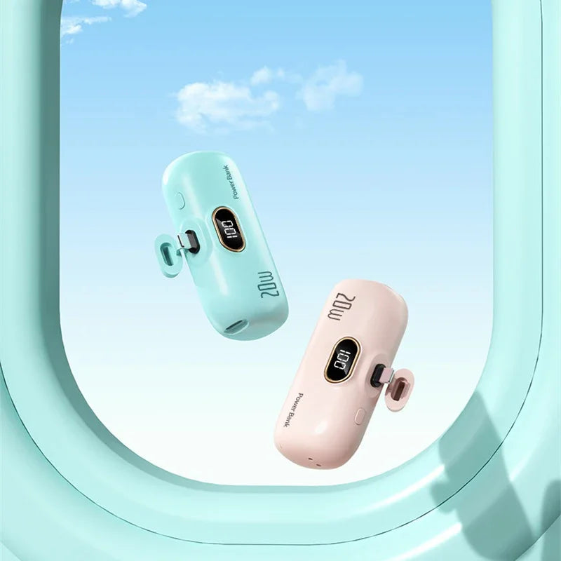 Mini Capsule Power Bank 3000mAh Wireless Fast Charge NALANI