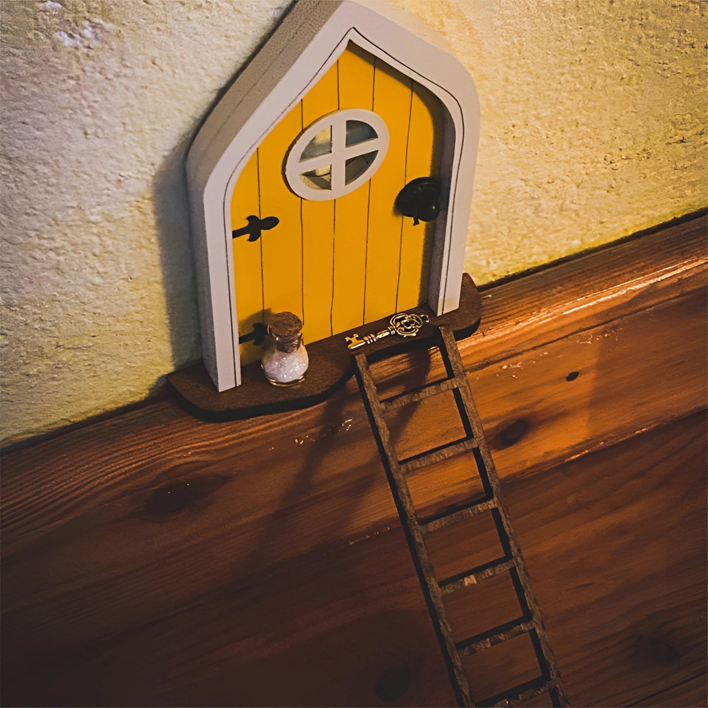 Miniature Enchanted Fairy Door Decor for Garden or Home Decor NALANI