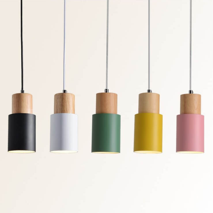 Minimalist LED Cylinder Hanging Light for Scandinavian Decor NaLani