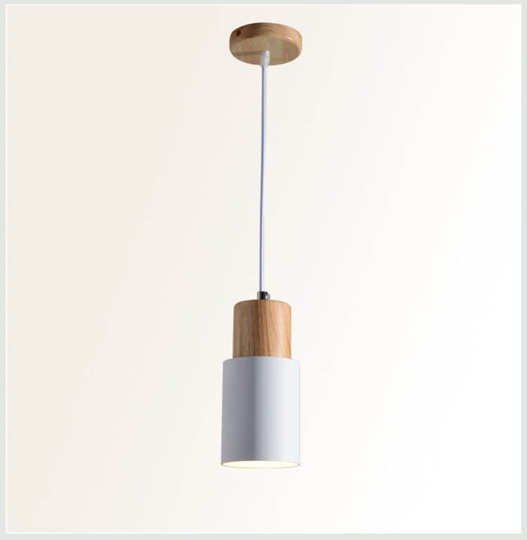 Minimalist LED Cylinder Hanging Light for Scandinavian Decor NaLani