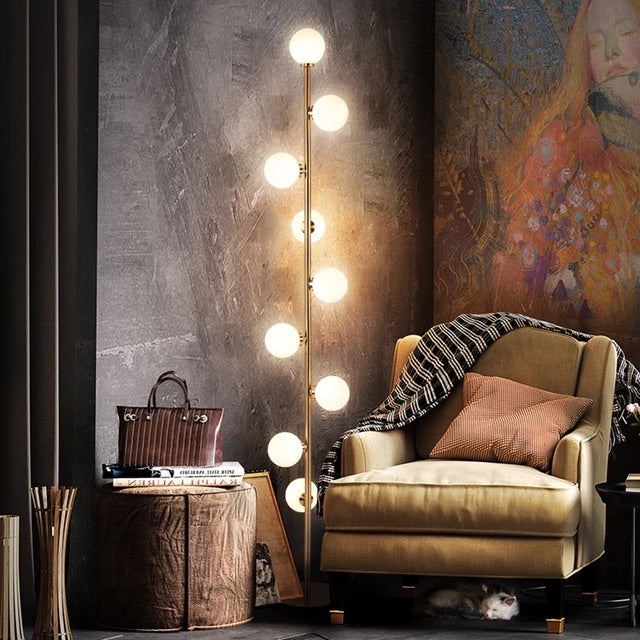 Minimalist Modern Floor Lamp for Living Room Lighting NALANI