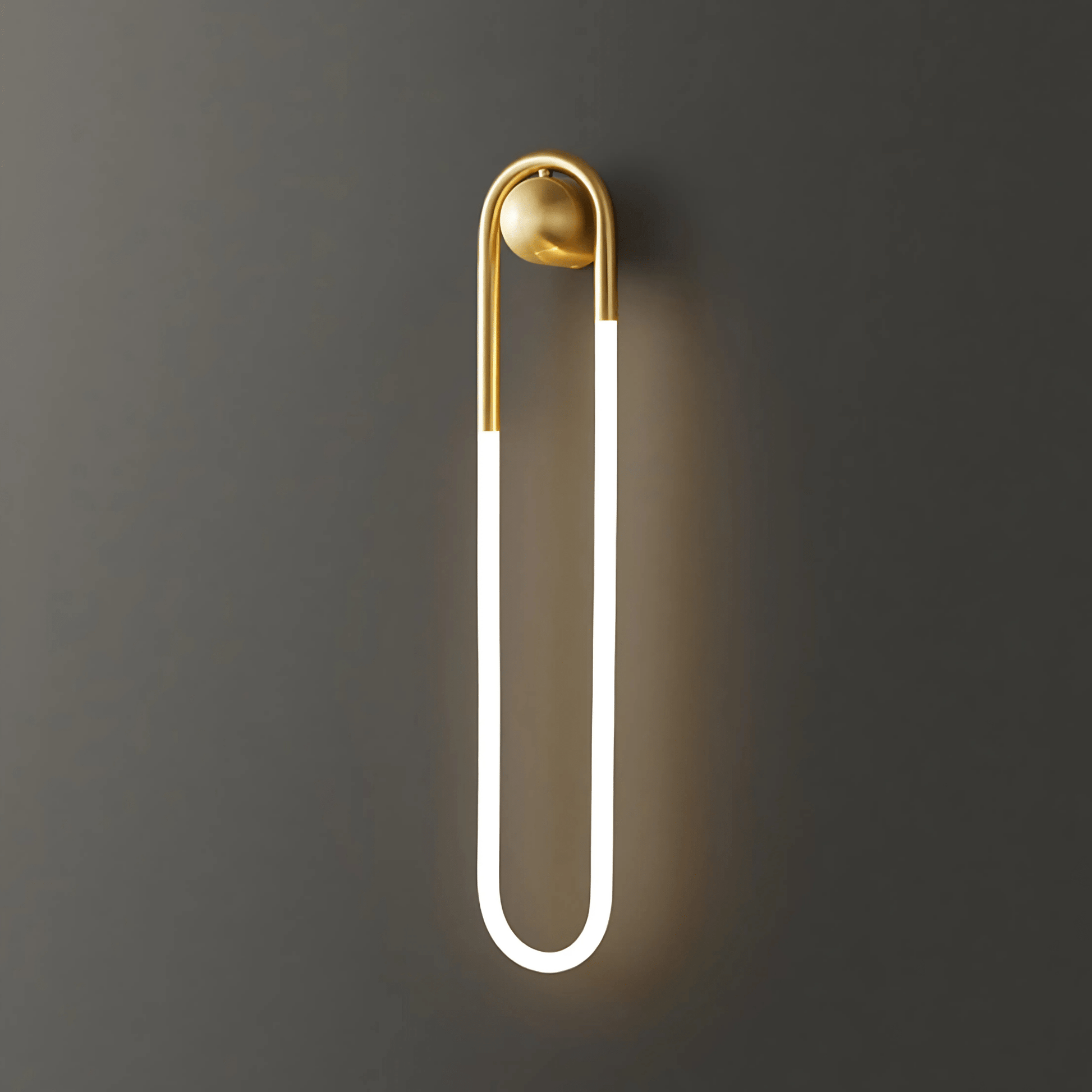 Minimalist Pendant Light in Brushed Brass or Satin Black NALANI