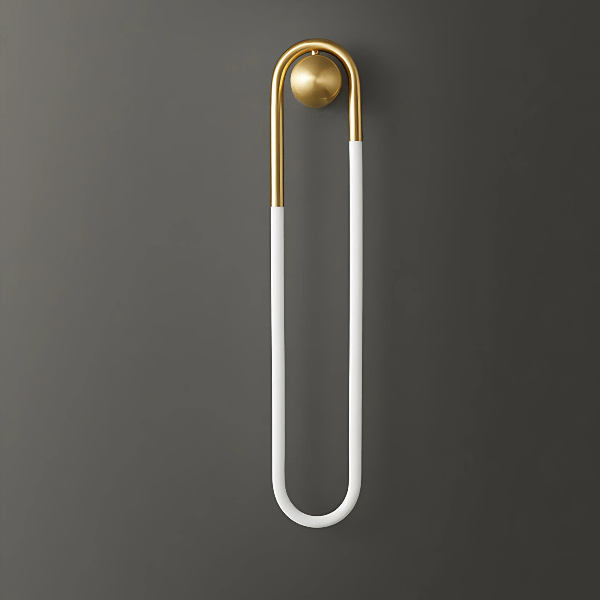 Minimalist Pendant Light in Brushed Brass or Satin Black NALANI